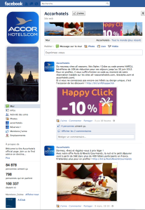 Page Facebook Accorhotels.com Accor